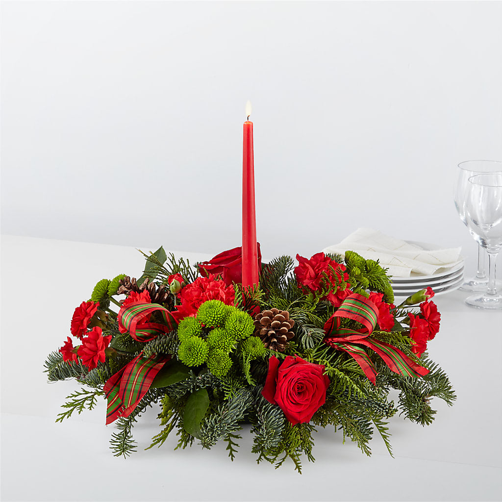 By the Candlelight Centerpiece – BAYSORE'S FLOWER SHOP LLC, Mason OH
