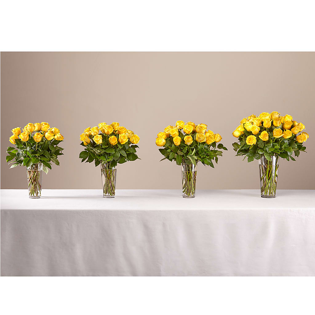 Long Stem Yellow Rose Bouquet – BAYSORE'S FLOWER SHOP LLC, Mason OH