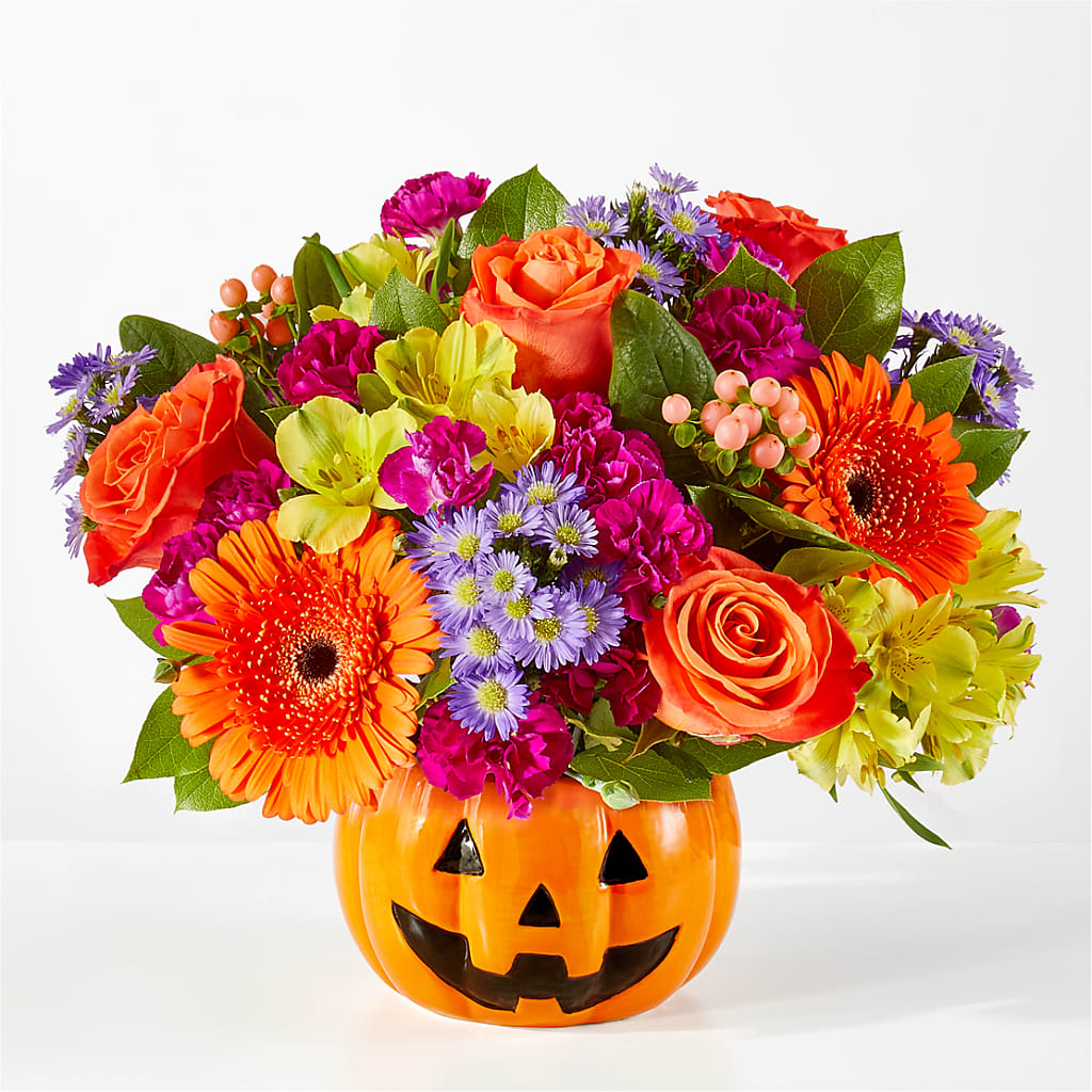 Tricks & Treats Pumpkin – BAYSORE'S FLOWER SHOP LLC, Mason OH
