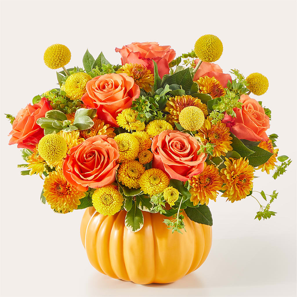 Gourdgeous Pumpkin – BAYSORE'S FLOWER SHOP LLC, Mason OH