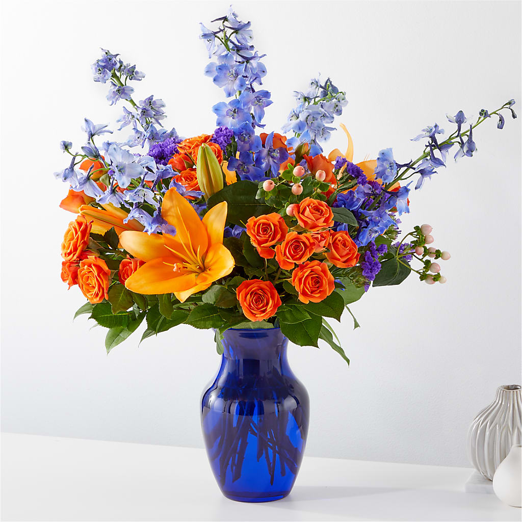 Radiant Citrus Bouquet – BAYSORE'S FLOWER SHOP LLC, Mason OH