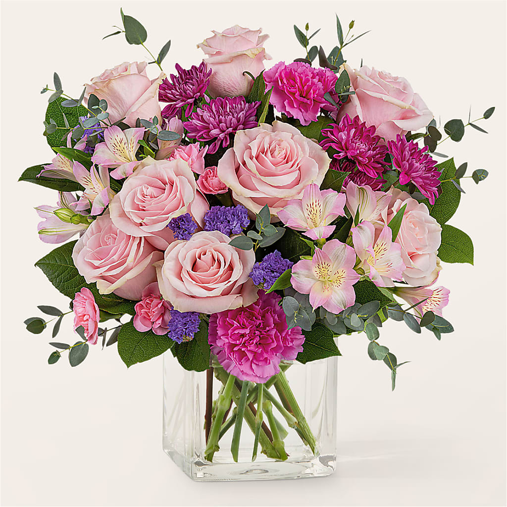 Rosy Radiance Bouquet – BAYSORE'S FLOWER SHOP LLC, Mason OH