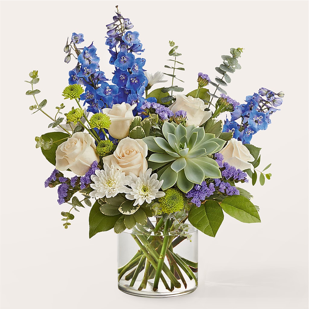 Cerulean Waves Bouquet – BAYSORE'S FLOWER SHOP LLC, Mason OH