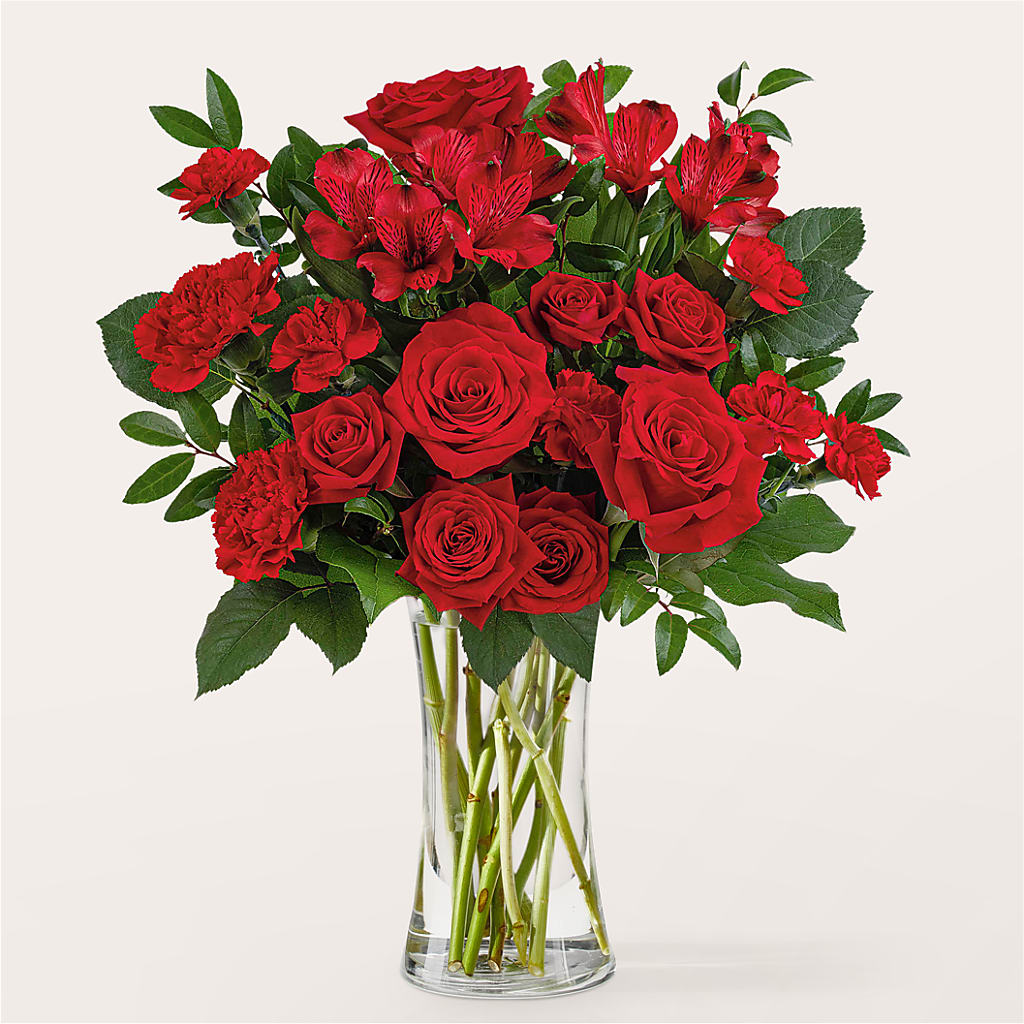Brilliant Ruby Bouquet – BAYSORE'S FLOWER SHOP LLC, Mason OH