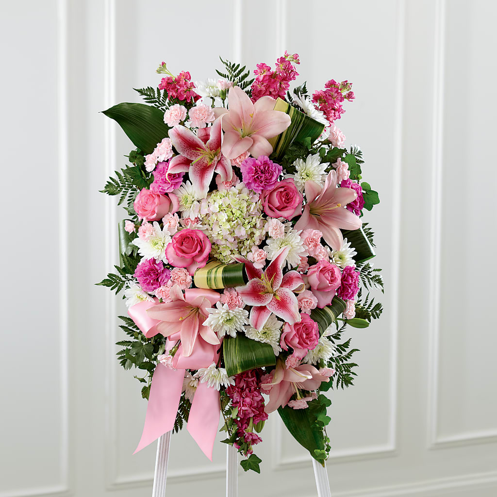 Comforting Standing Spray – BAYSORE'S FLOWER SHOP LLC, Mason OH