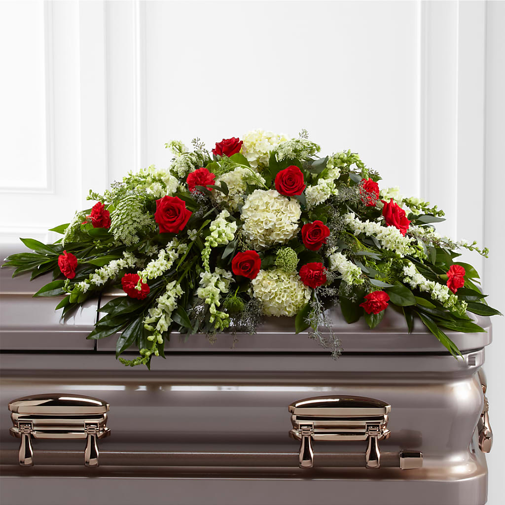 Sincerity Casket Spray – BAYSORE'S FLOWER SHOP LLC, Mason OH