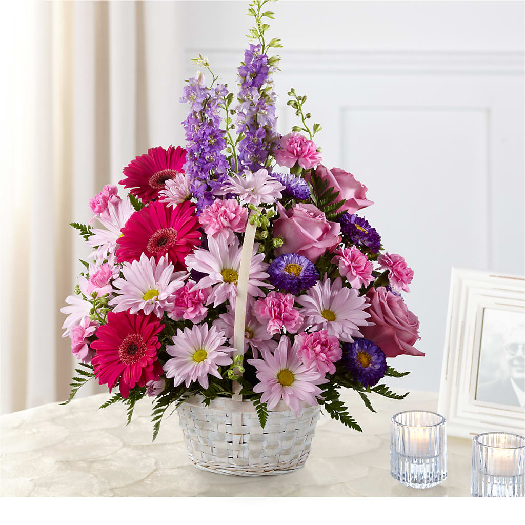 Pastel Peace Basket – BAYSORE'S FLOWER SHOP LLC, Mason OH