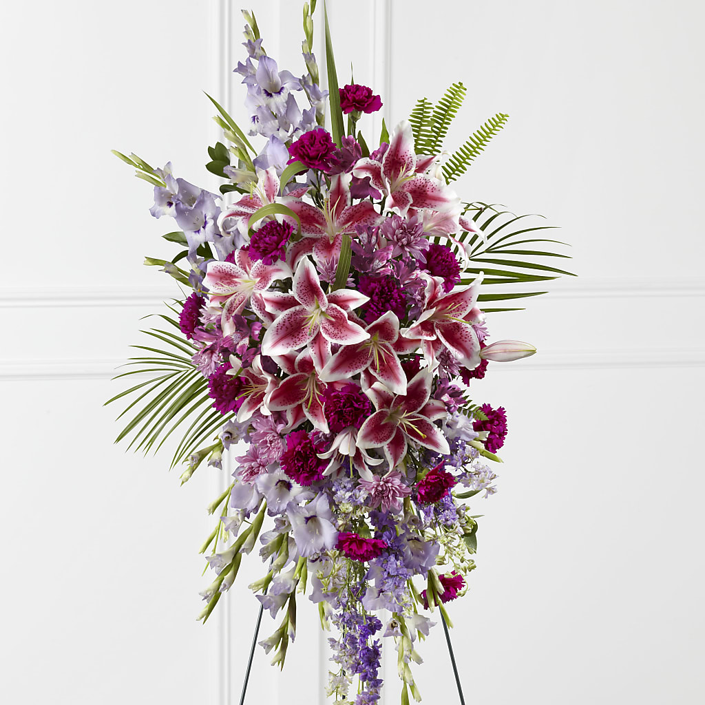 Tender Touch Standing Spray – BAYSORE'S FLOWER SHOP LLC, Mason OH