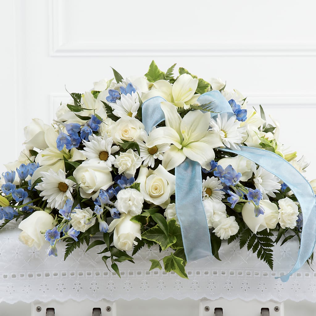 Tender Treasure Casket Spray – BAYSORE'S FLOWER SHOP LLC, Mason OH