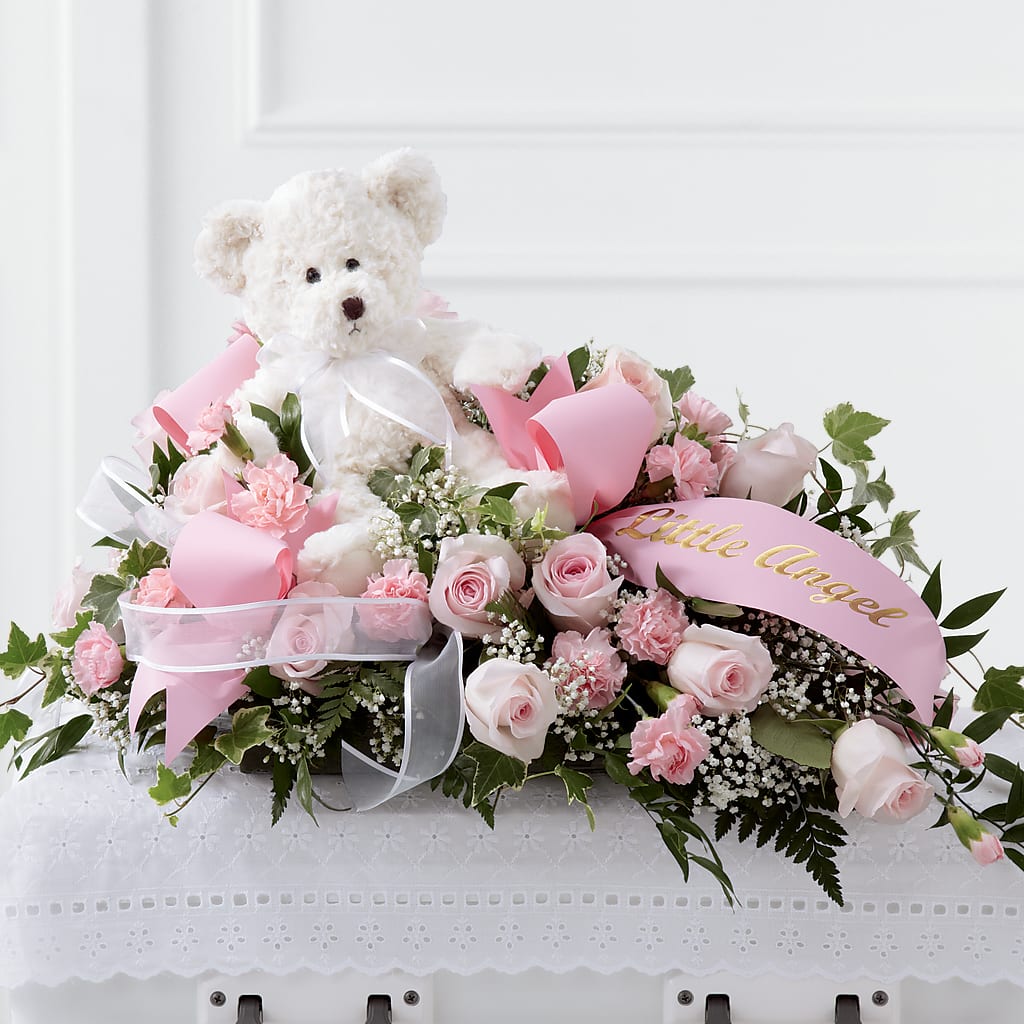 Touch of Sympathy Casket Spray – BAYSORE'S FLOWER SHOP LLC, Mason OH