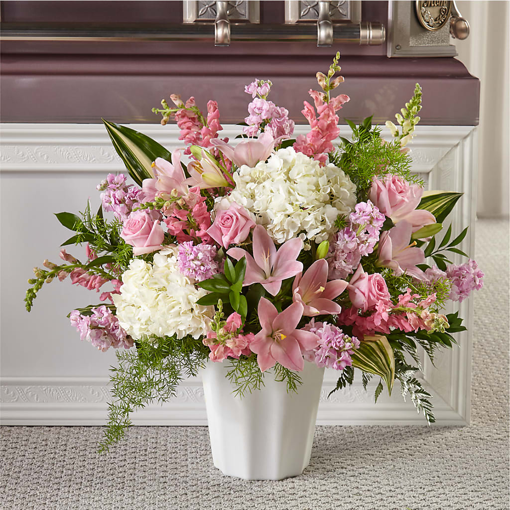 Simply Serene Floor Basket – BAYSORE'S FLOWER SHOP LLC, Mason OH