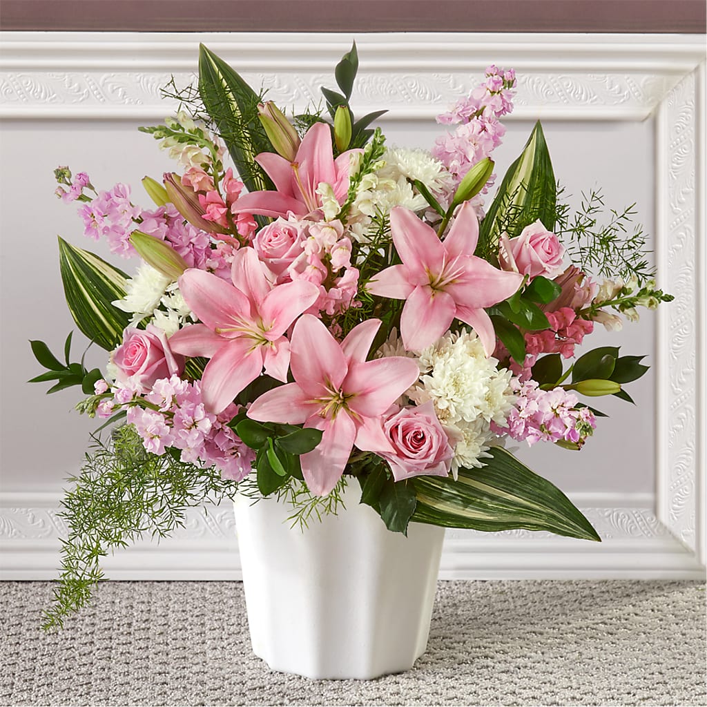 Simply Serene Floor Basket – BAYSORE'S FLOWER SHOP LLC, Mason OH