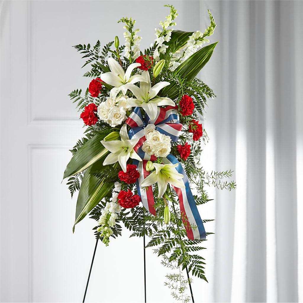 Stars of Life Standing Spray – BAYSORE'S FLOWER SHOP LLC, Mason OH