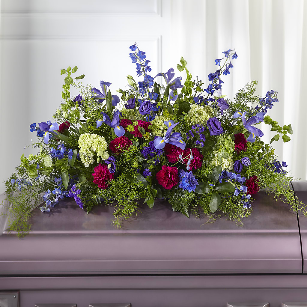 Always Treasured Casket Spray – BAYSORE'S FLOWER SHOP LLC, Mason OH