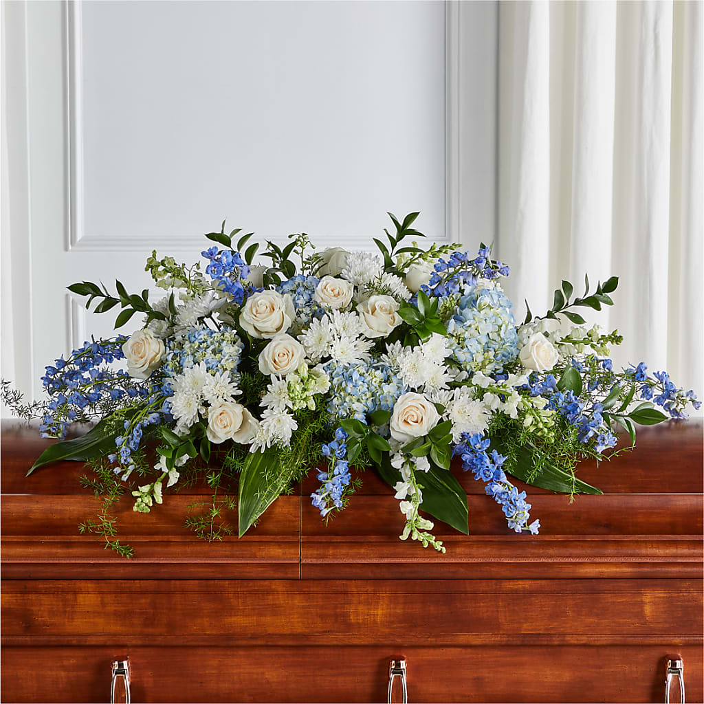 Timeless Essence Casket Spray – BAYSORE'S FLOWER SHOP LLC, Mason OH