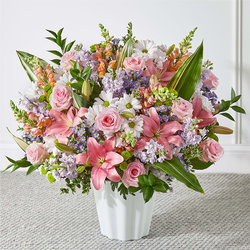 Abundant Compassion Floor Basket – BAYSORE'S FLOWER SHOP LLC, Mason OH