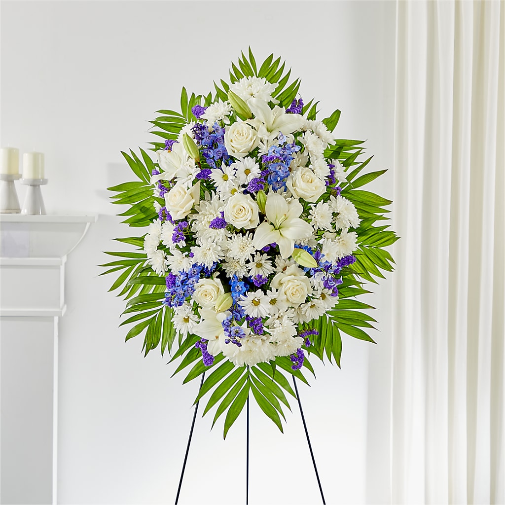 At Rest Standing Spray – BAYSORE'S FLOWER SHOP LLC, Mason OH
