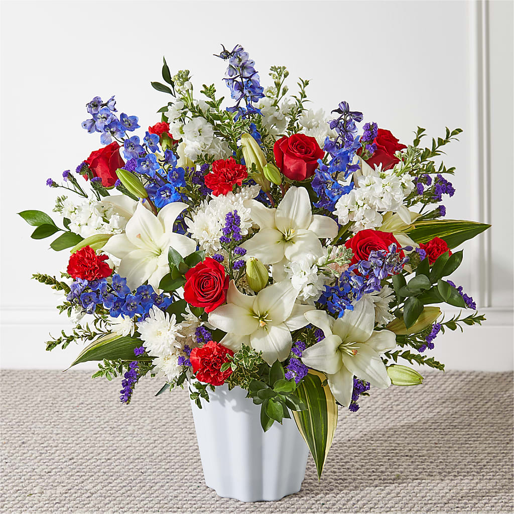 Consoled Floor Basket – BAYSORE'S FLOWER SHOP LLC, Mason OH