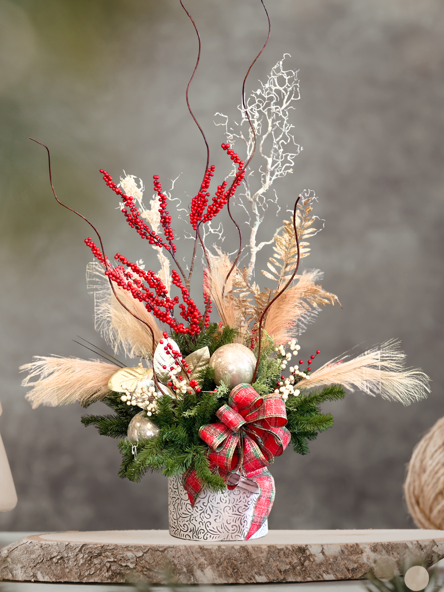 Holiday Glam Silk Arrangement