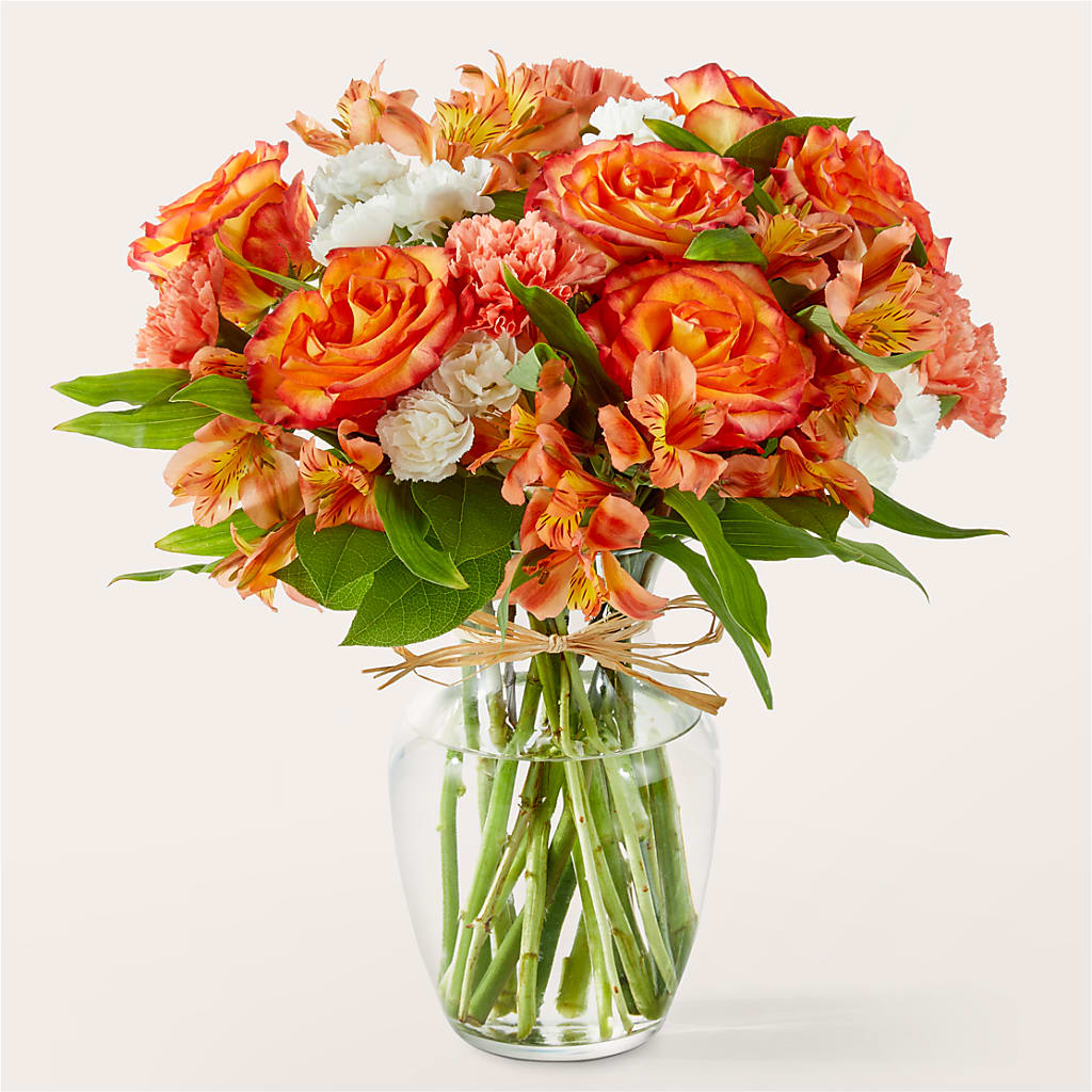 Apricot Glow Bouquet – BAYSORE'S FLOWER SHOP LLC, Mason OH