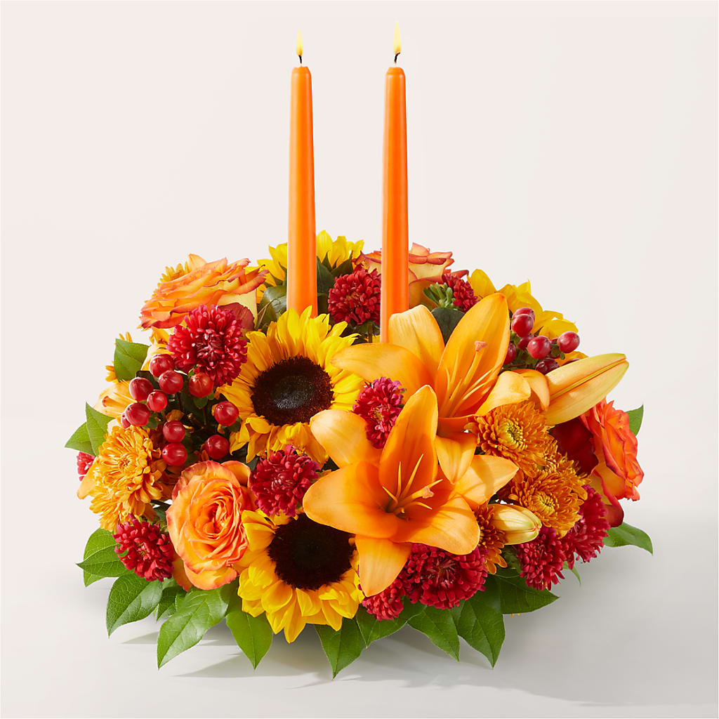 Grateful Centerpiece – BAYSORE'S FLOWER SHOP LLC, Mason OH