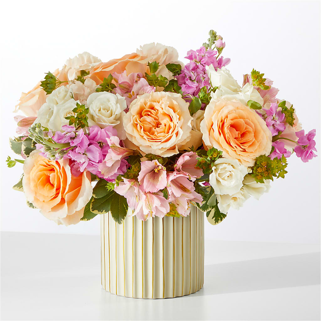 Paradise Bouquet with Ivory Vase – BAYSORE'S FLOWER SHOP LLC, Mason OH