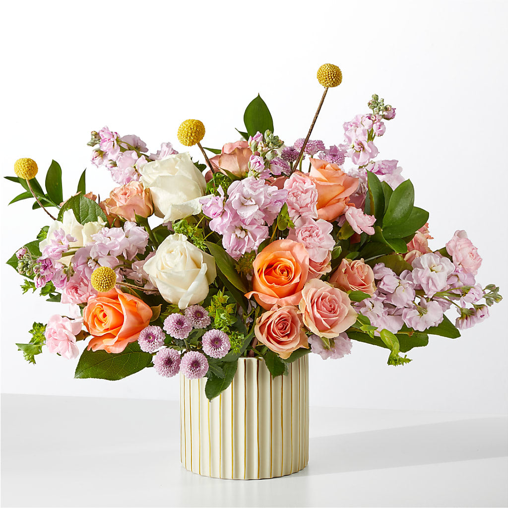 French Market Bouquet with Ivory Vase – BAYSORE'S FLOWER SHOP LLC, Mason OH