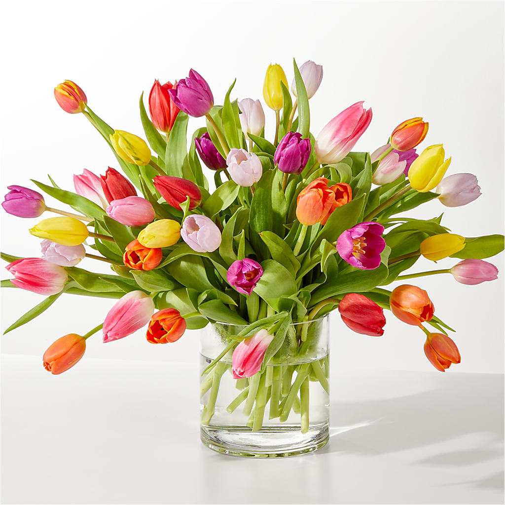 Spring's Calling Tulip Bouquet – BAYSORE'S FLOWER SHOP LLC, Mason OH