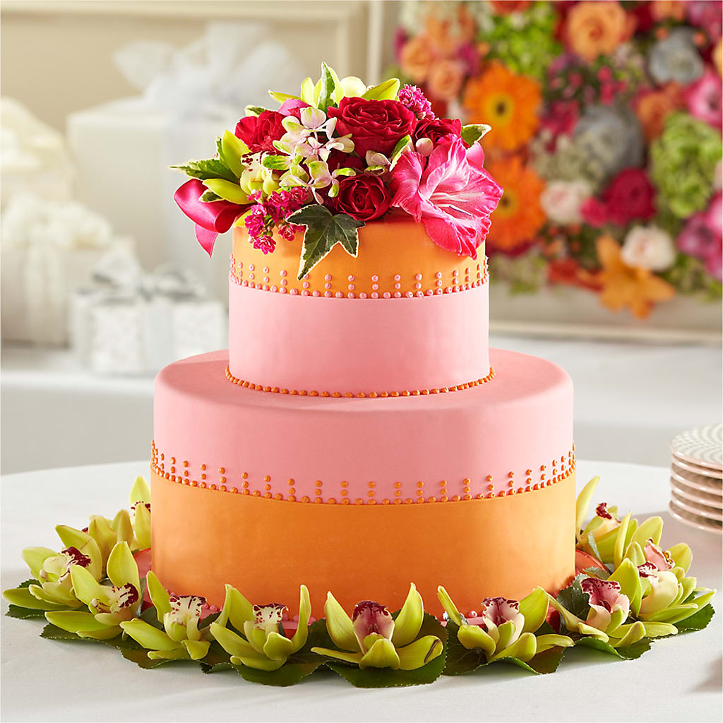 Sweet Citrus Cake Decor – BAYSORE'S FLOWER SHOP LLC, Mason OH
