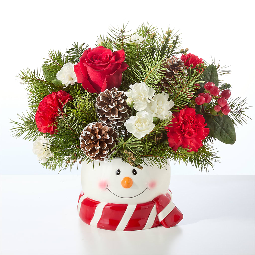 Jolly Snowman Bouquet – BAYSORE'S FLOWER SHOP LLC, Mason OH