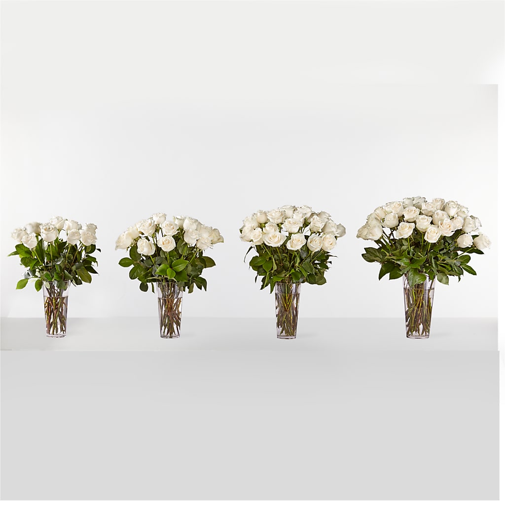 Long Stem White Rose Bouquet – BAYSORE'S FLOWER SHOP LLC, Mason OH