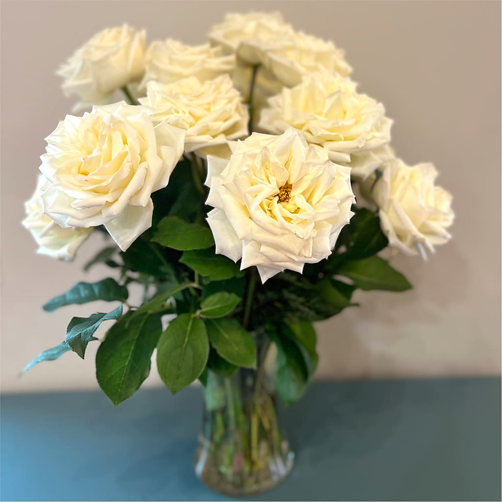 Long Stem Yellow Rose Bouquet – BAYSORE'S FLOWER SHOP LLC, Mason OH