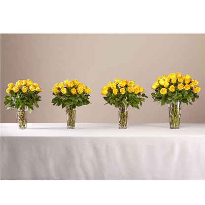 Long Stem Yellow Rose Bouquet – BAYSORE'S FLOWER SHOP LLC, Mason OH