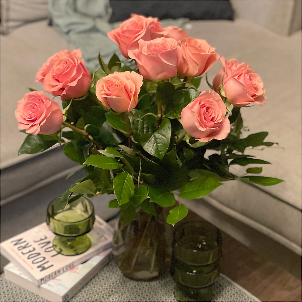 Long Stem Pink Rose Bouquet – BAYSORE'S FLOWER SHOP LLC, Mason OH
