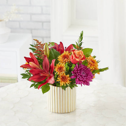 Burgundy Landscape Bouquet – BAYSORE'S FLOWER SHOP LLC, Mason OH