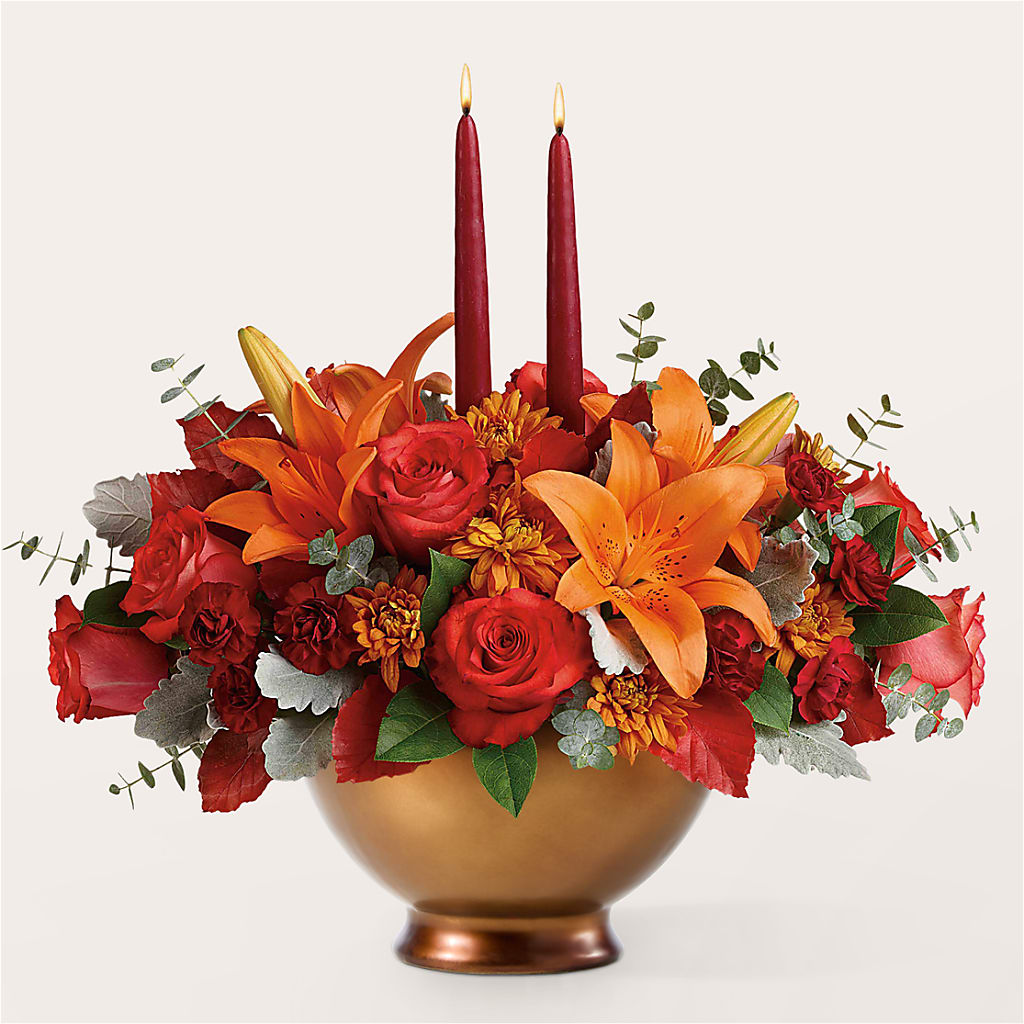 Fruits of Fall Centerpiece – BAYSORE'S FLOWER SHOP LLC, Mason OH
