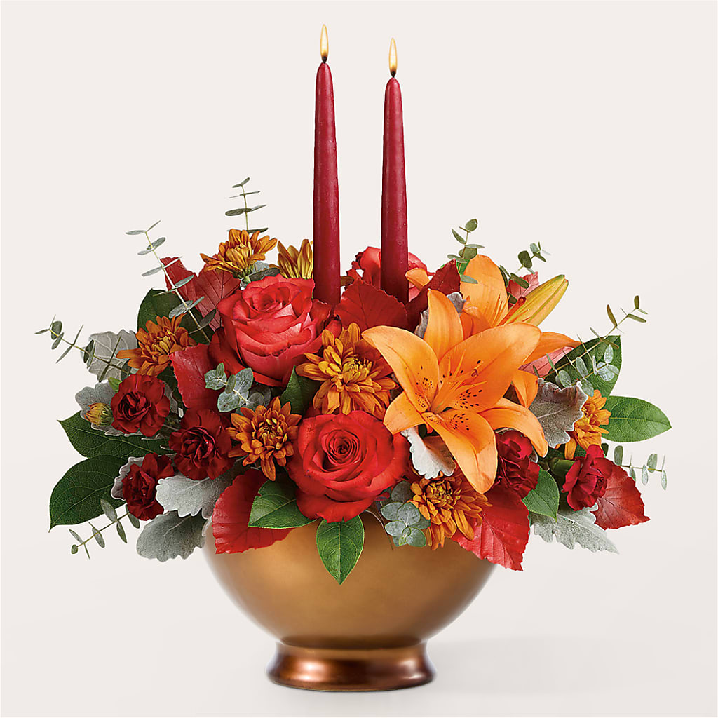 Fruits of Fall Centerpiece – BAYSORE'S FLOWER SHOP LLC, Mason OH