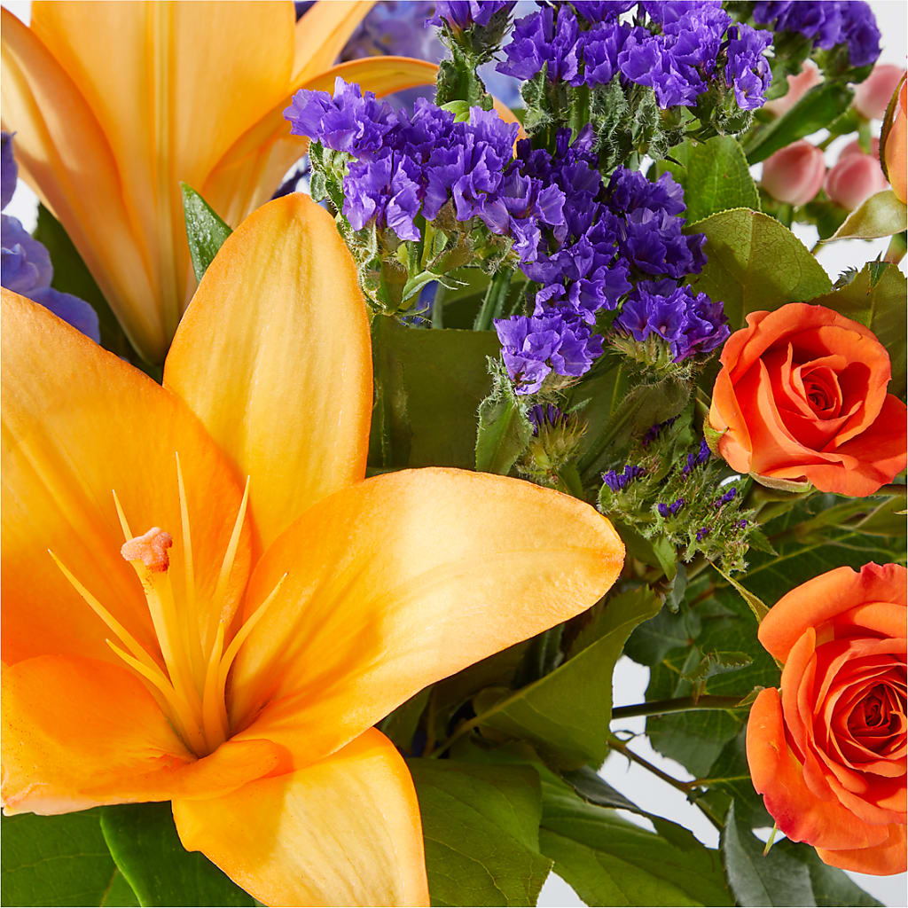 Radiant Citrus Bouquet – BAYSORE'S FLOWER SHOP LLC, Mason OH