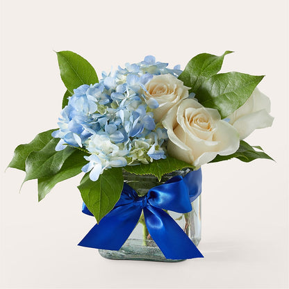 Sky Blue Delight Bouquet – BAYSORE'S FLOWER SHOP LLC, Mason OH