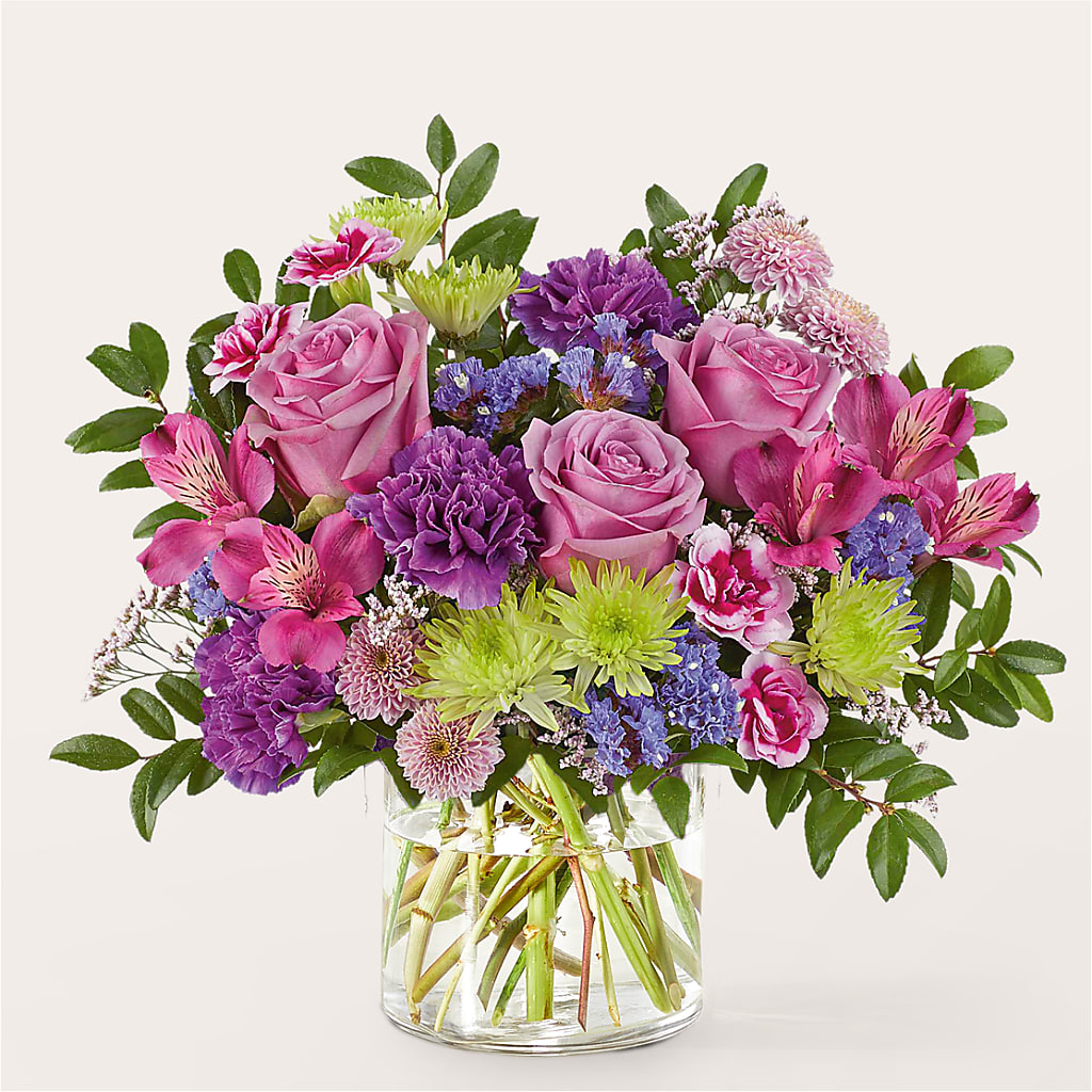 Glass Half Full Bouquet – BAYSORE'S FLOWER SHOP LLC, Mason OH