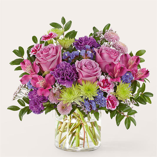 Glass Half Full Bouquet – BAYSORE'S FLOWER SHOP LLC, Mason OH