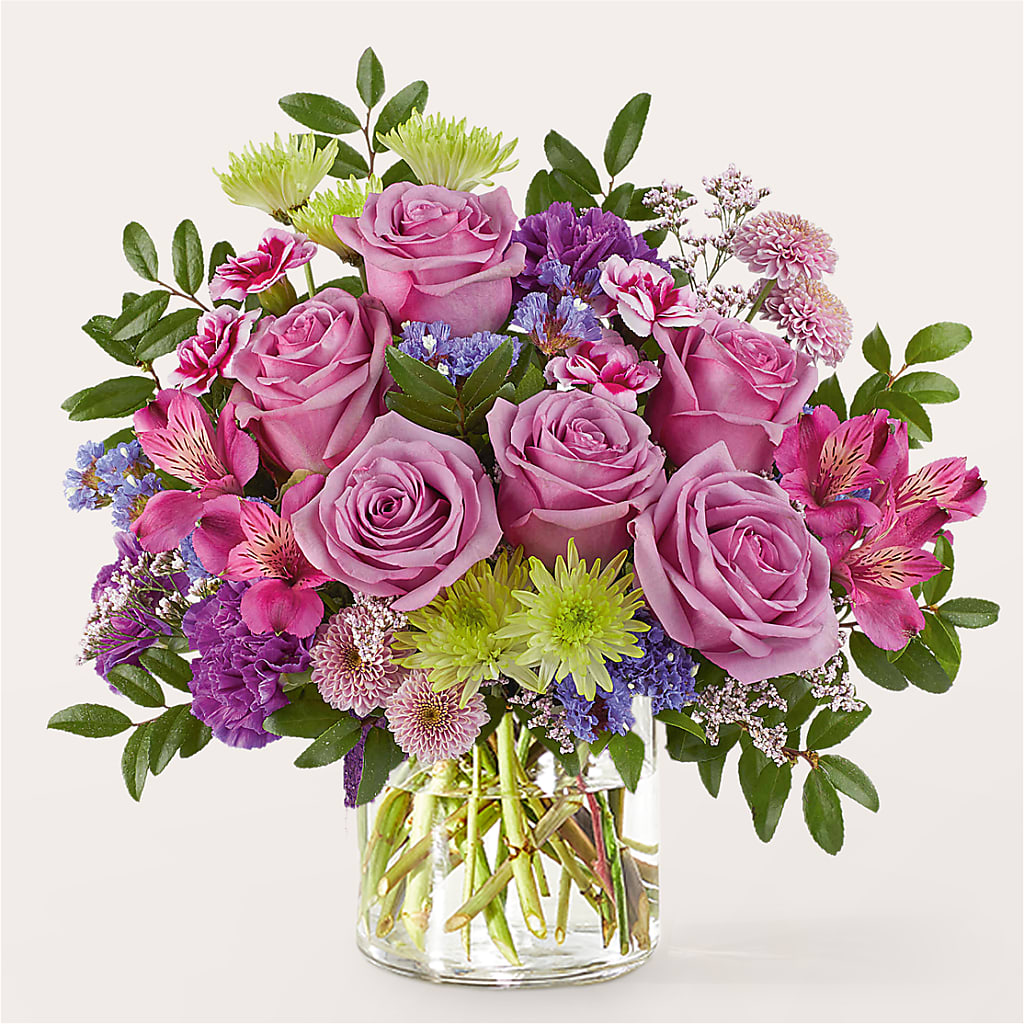 Glass Half Full Bouquet – BAYSORE'S FLOWER SHOP LLC, Mason OH