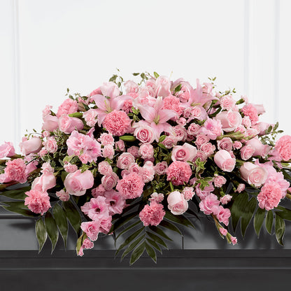Garden of Comfort Casket Spray (Standard) – BAYSORE'S FLOWER SHOP LLC, Mason OH