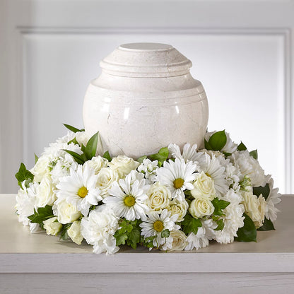 Ivory Gardens Cremation Adornment – BAYSORE'S FLOWER SHOP LLC, Mason OH