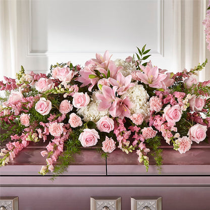 Life & Remembrance Casket Spray – BAYSORE'S FLOWER SHOP LLC, Mason OH