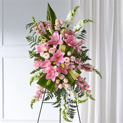 Elegant Embrace Standing Spray – BAYSORE'S FLOWER SHOP LLC, Mason OH