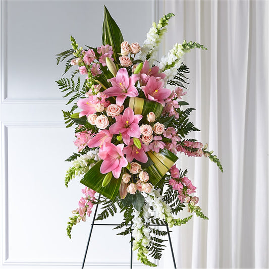Elegant Embrace Standing Spray – BAYSORE'S FLOWER SHOP LLC, Mason OH