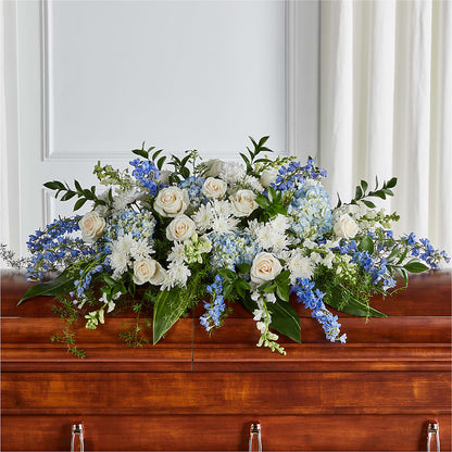 Timeless Essence Casket Spray – BAYSORE'S FLOWER SHOP LLC, Mason OH
