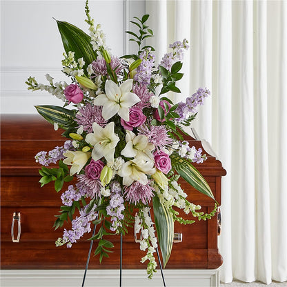 Grateful Hearts Standing Spray – BAYSORE'S FLOWER SHOP LLC, Mason OH