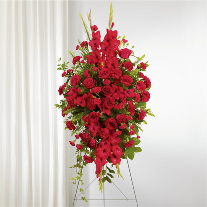 From the Heart Standing Spray – BAYSORE'S FLOWER SHOP LLC, Mason OH